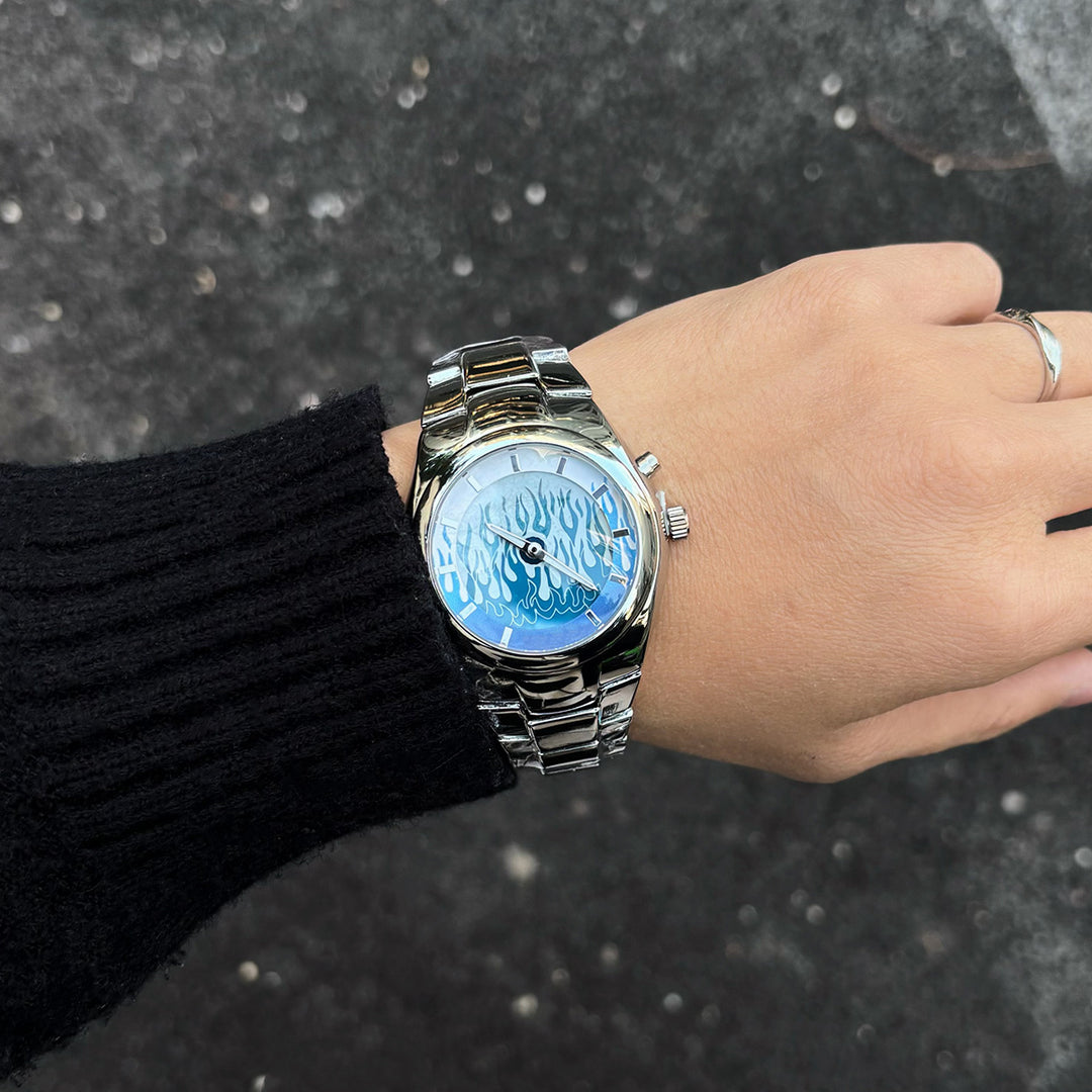 Y2K Creative Dynamic Flame Watch