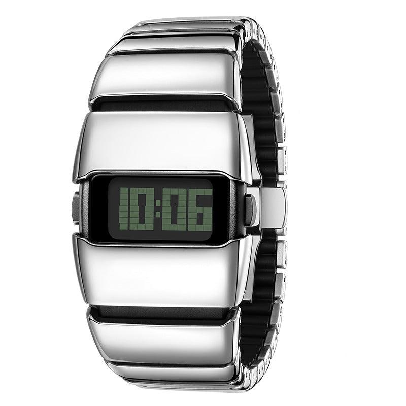 Y2K Futuristic Retro LED Digital Watch