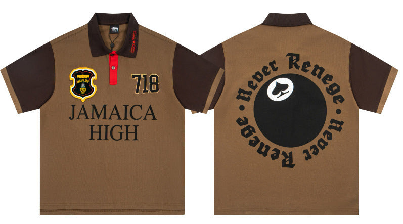 BAPE loose fit short-sleeved letter print t-shirt