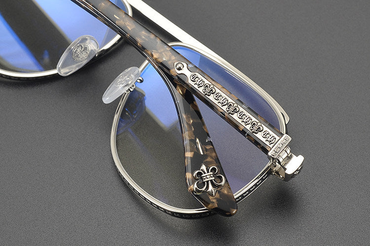 Chrome Hearts Hand-Engraved Aviator Glasses