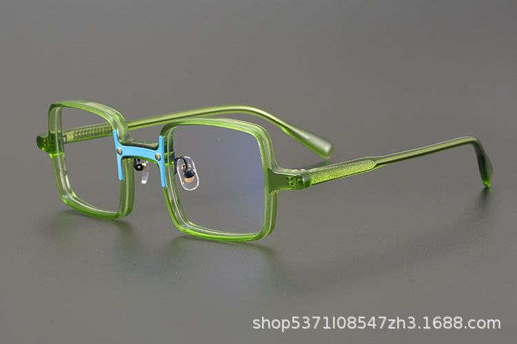 Retro Square Large Frame Glasses