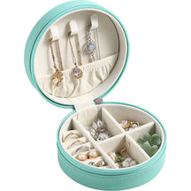 Round simple and compact jewelry Box