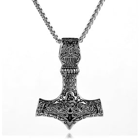 Viking mjolnir necklace