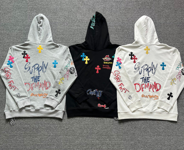 Chrome Hearts Horseshoe Cross Pullover Hoodie