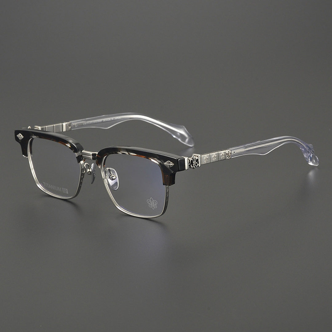 Chrome Hearts Hand-Carved Business Eyeglasses
