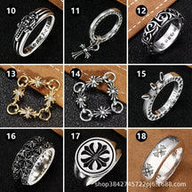 chrome hearts S925 silver open ring