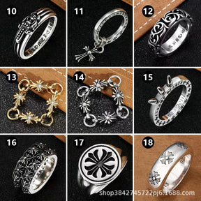 chrome hearts S925 silver open ring