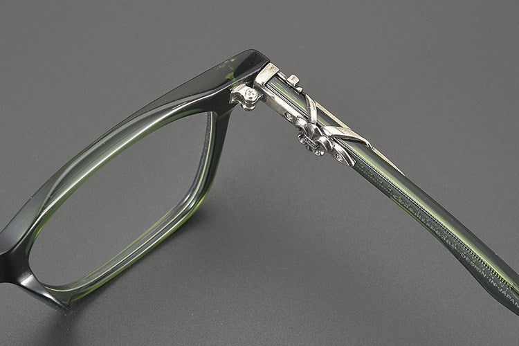 Chrome Hearts Premium Retro Oversized Square Eyeglasses