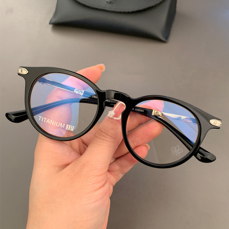 Chrome Hearts retro large frame versatile glasses