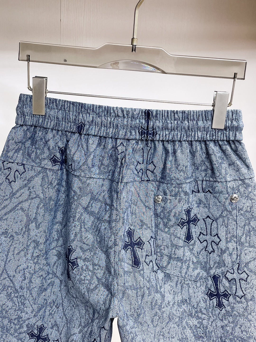 Chrome Hearts horseshoe cross breathable casual shorts