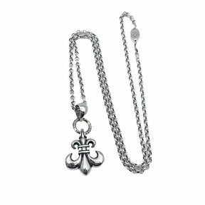 Chrome hearts Scout flower cross necklace