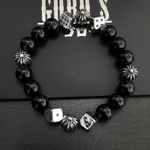 chrome hearts dice bead bracelet