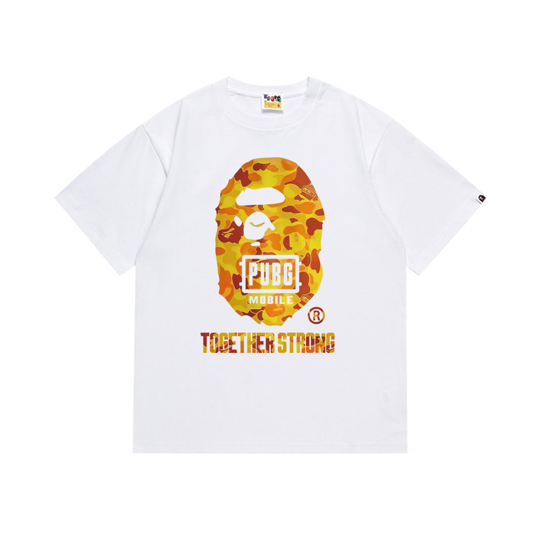 BAPE Summer Camouflage Ape Head Short-Sleeve T-Shirt