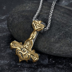 Viking mjolnir necklace