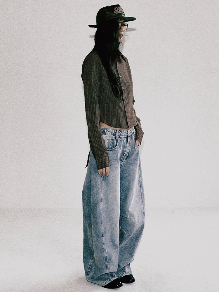 American-Style It-Girl Jeans Loose-Fit & Slimming