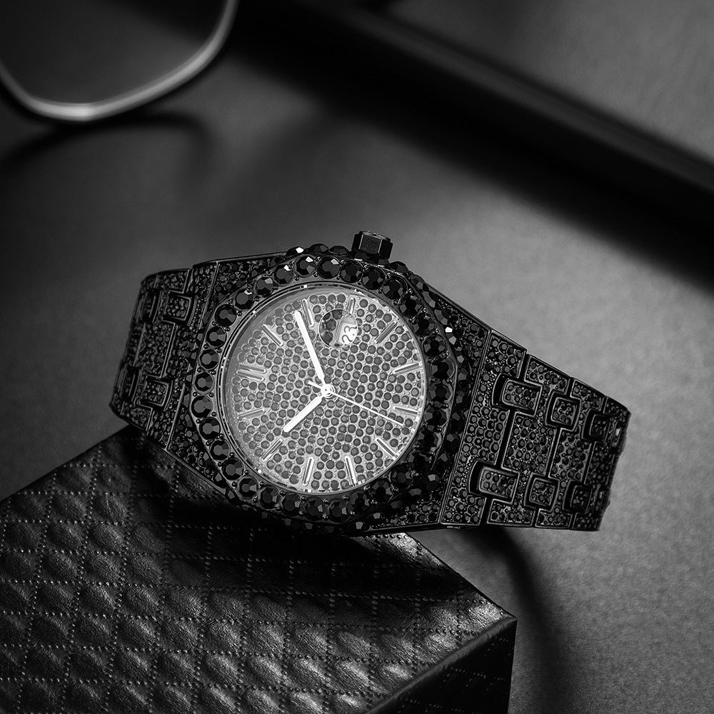 "Starry Sky" Diamond-Set Men's Quartz Watch