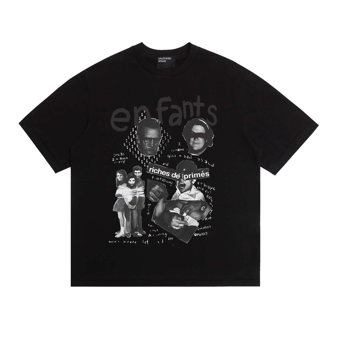 ERD Melancholy Rich Second Generation Print Short-Sleeve T-Shirt