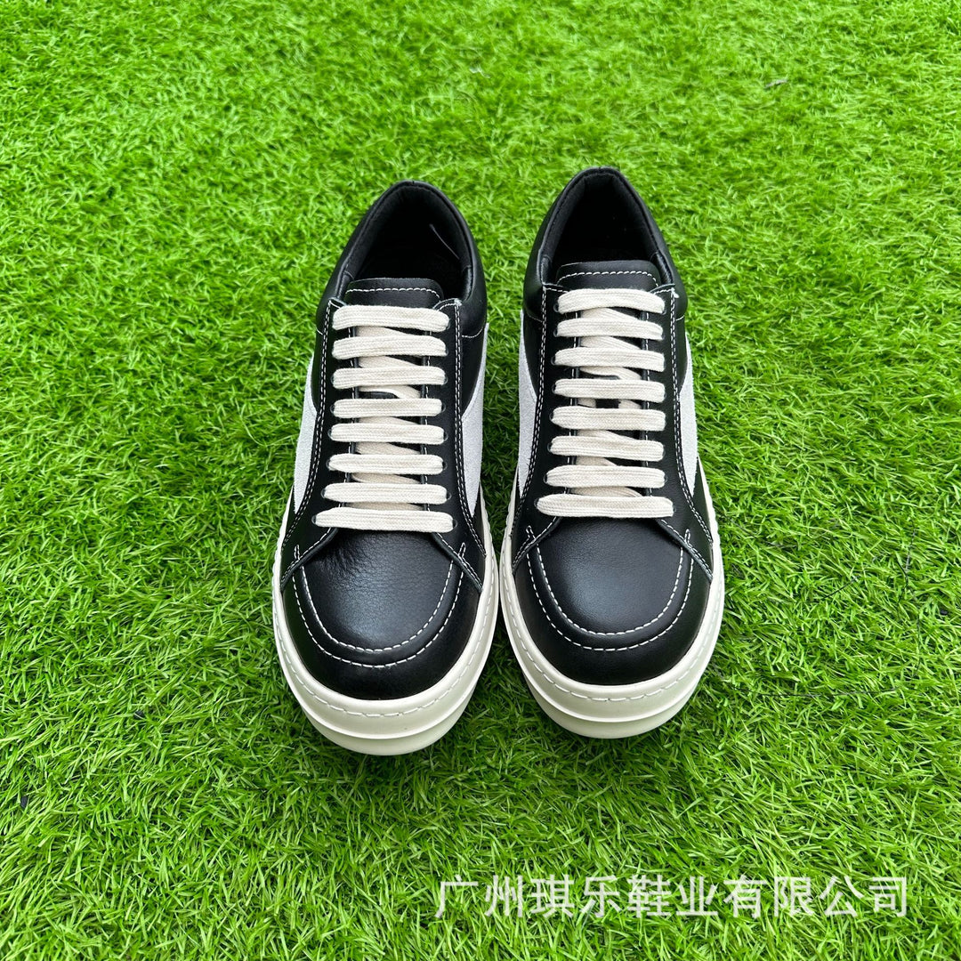 Little Triangle Genuine Leather Casual Skate Shoes