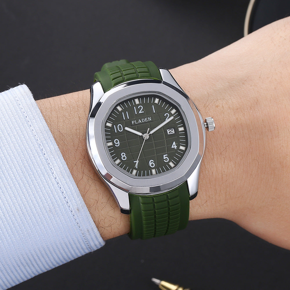Grenade Luminous Silicone Strap Quartz Watch