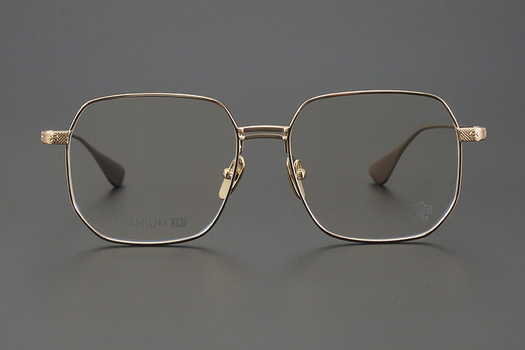 Chrome Hearts pure titanium glasses with cross carved frames