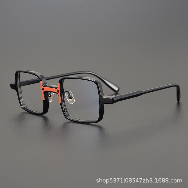 Retro Square Large Frame Glasses
