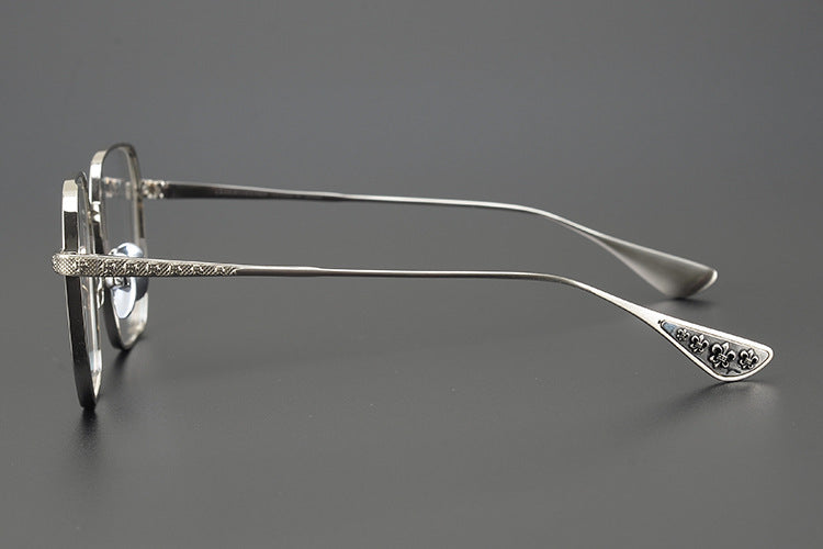 Chrome Hearts pure titanium glasses with cross carved frames