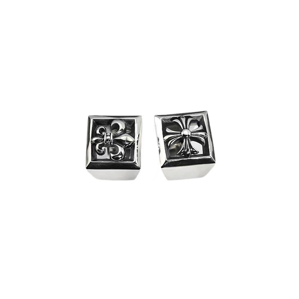 chrome hearts cross anchor square ring