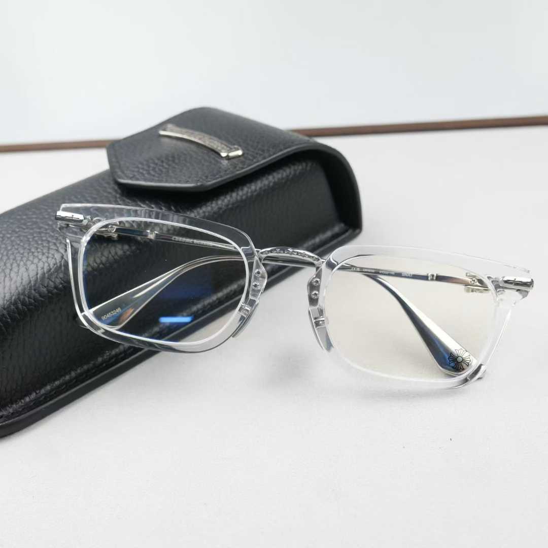 Chrome Hearts SNAT acetate and metal glasses