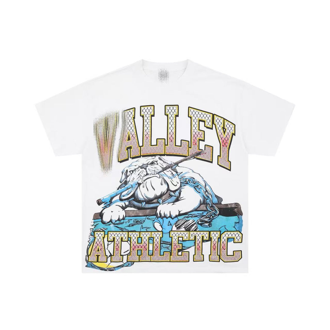 VAL Washed and Distressed Streetwear T-Shirt