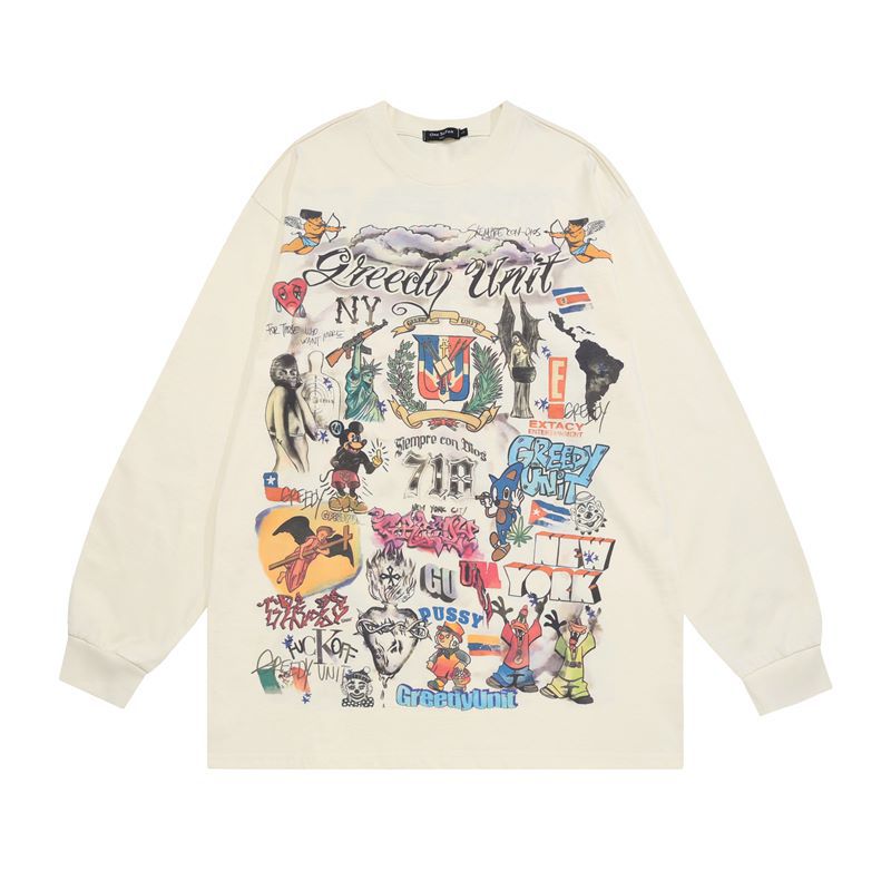 Vintage West Coast Pullover Long-Sleeve Top