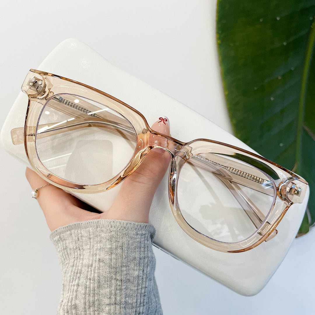 Classic Retro Thick-Frame TR90 Glasses
