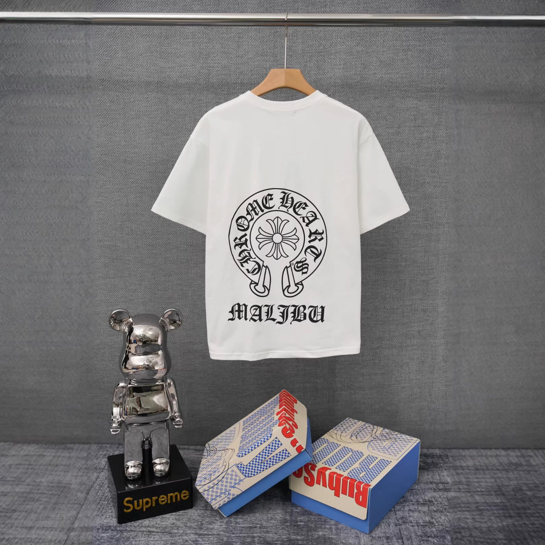 Chrome Hearts Summer Printed T-Shirt Short-Sleeve