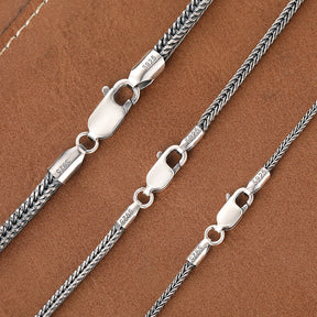 S925 silver snake bone chain