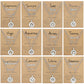 Zodiac Necklace Vintage English Star Image Pendant Three Piece Jewelry Set