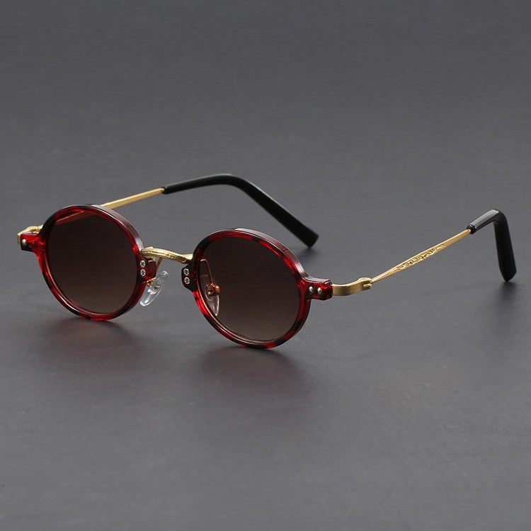 Japanese-style craftsmanship small round sunglasses