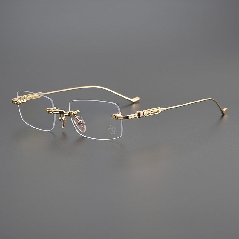 Chrome Hearts Engraved Rimless Frames