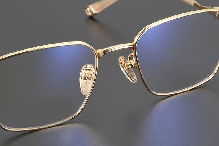 Chrome Hearts-Inspired Retro Dagger Business Eyewear Pure Titanium Frames