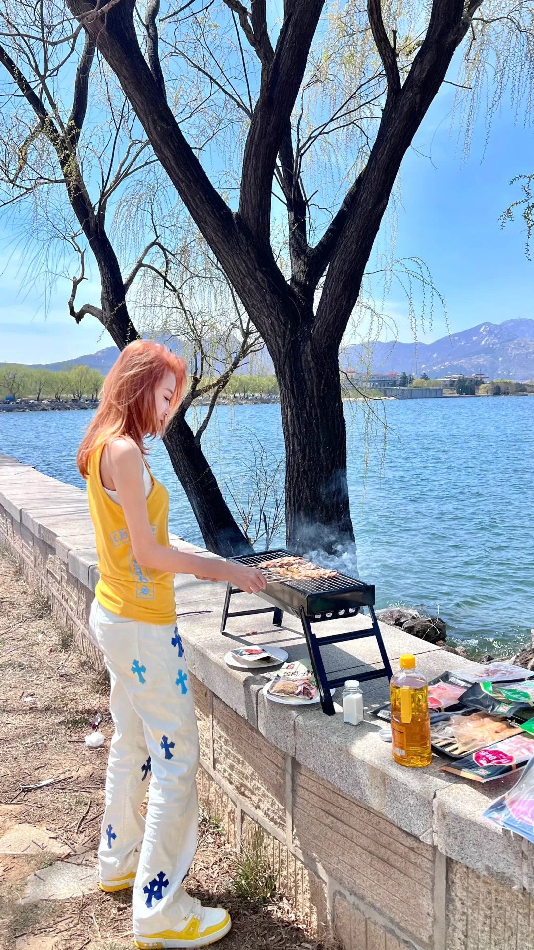 Chrome Hearts Yellow T-Style Printed Vest
