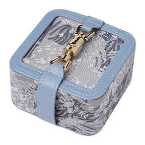 Retro embroidery portable jewelry box