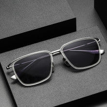 Retro Geometric Aviator Sunglasses