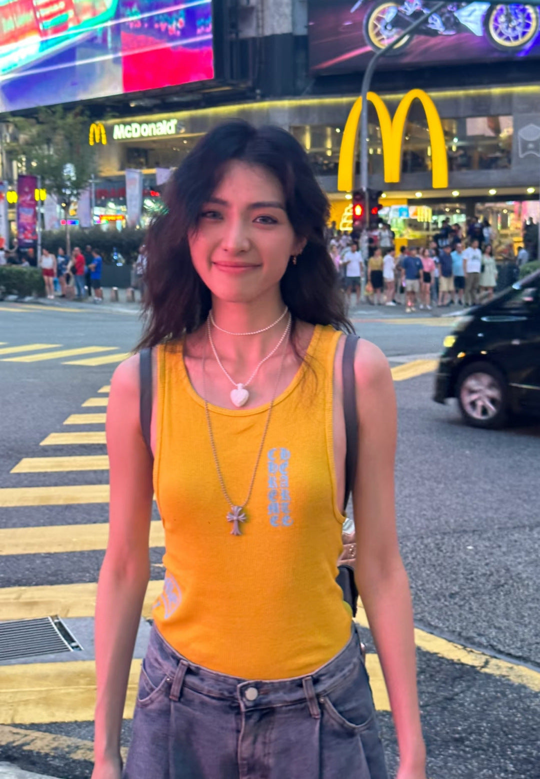 Chrome Hearts Yellow T-Style Printed Vest