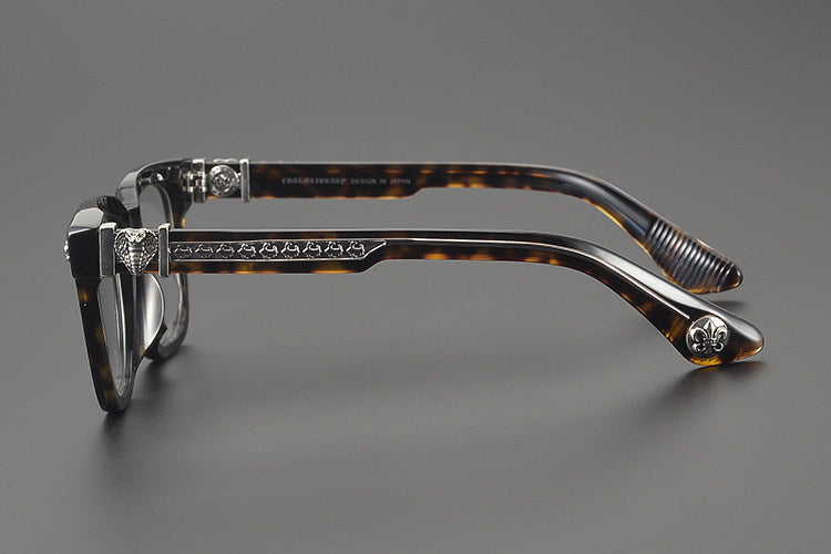 Chrome Hearts carved snake logo glasses