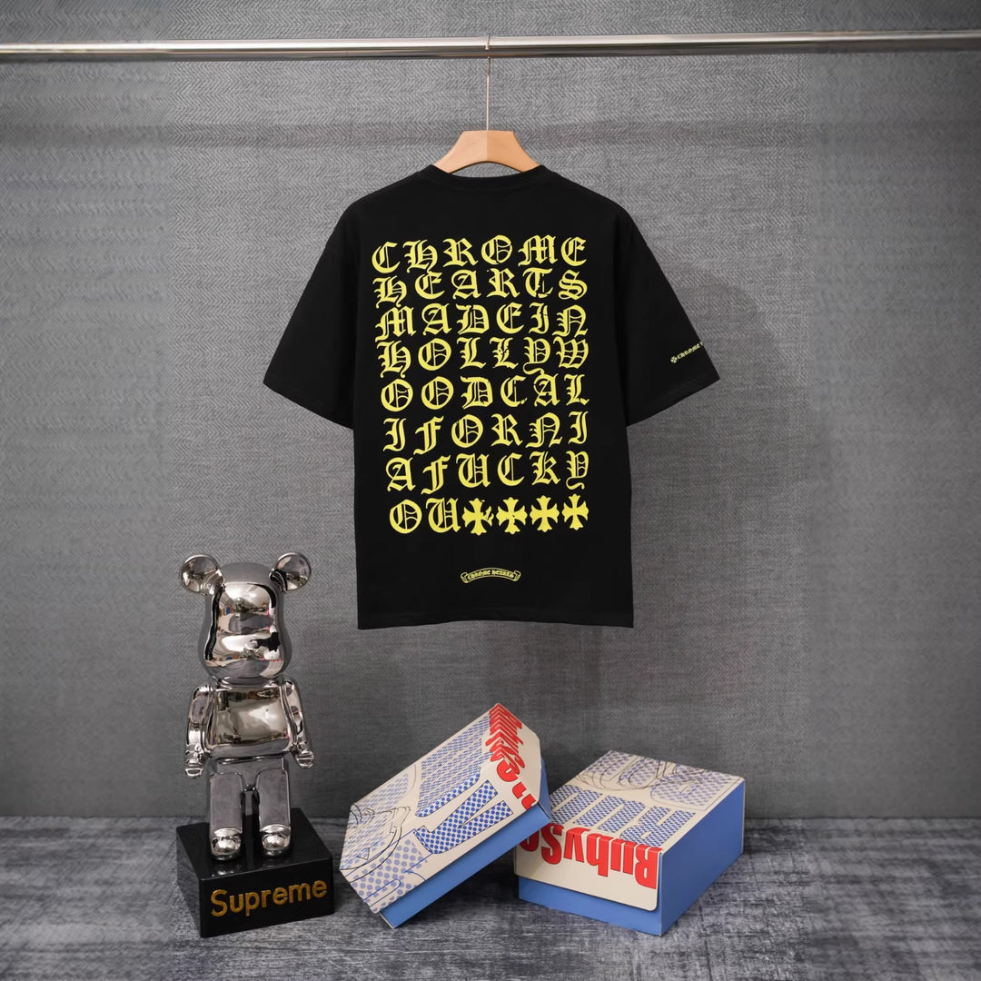 Chrome Hearts Summer Printed Short-Sleeve T-Shirt