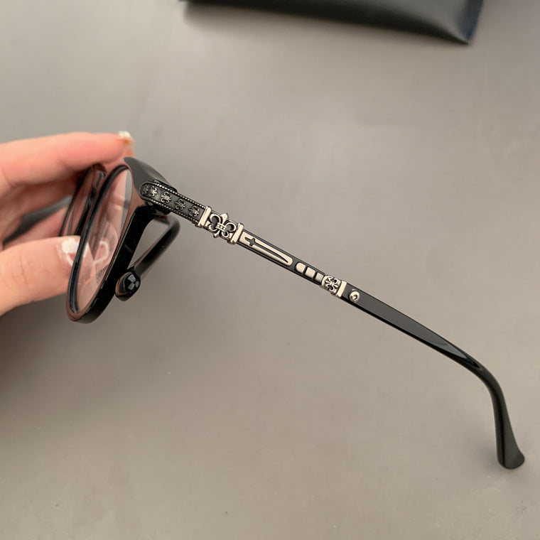 Chrome Hearts retro large frame versatile glasses
