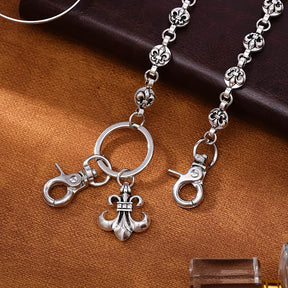 chrome hearts anchor scout flower waist chain