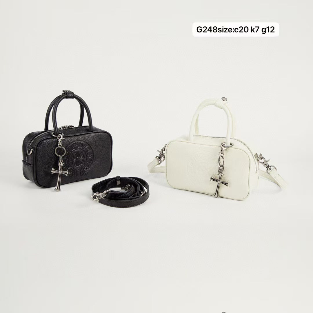 Chrome Hearts Cross PU Handbag