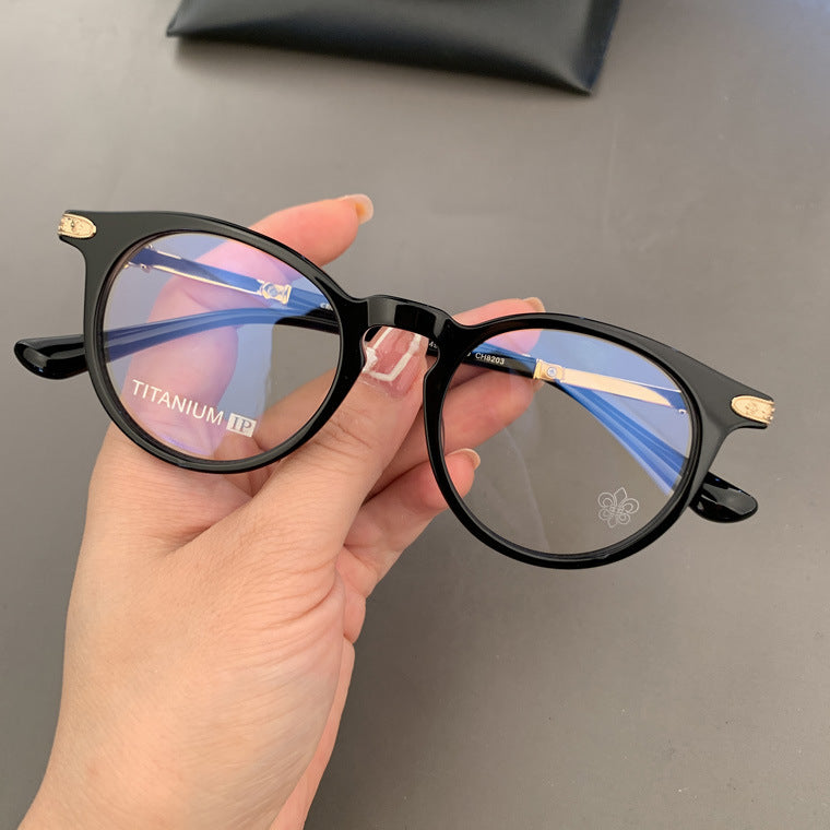 Chrome Hearts retro large frame versatile glasses