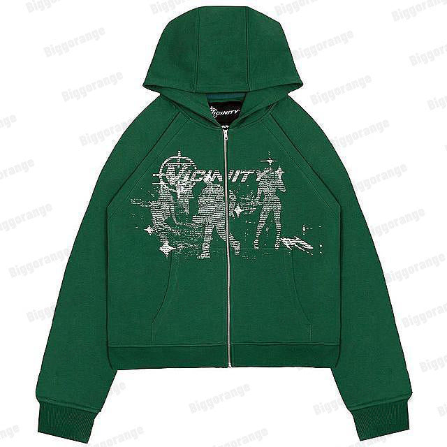 Futuristic Vicinity Graphic Hoodie