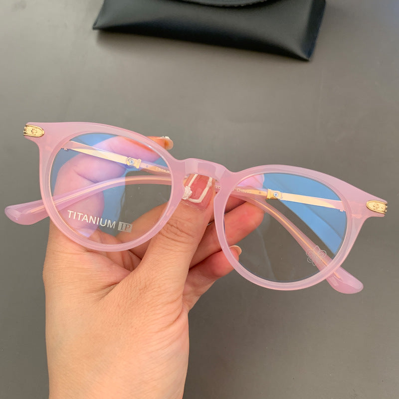 Chrome Hearts retro large frame versatile glasses