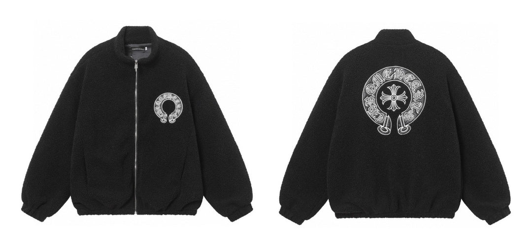 Chrome Hearts Autumn/Winter Embroidered Cross Baseball Jacket